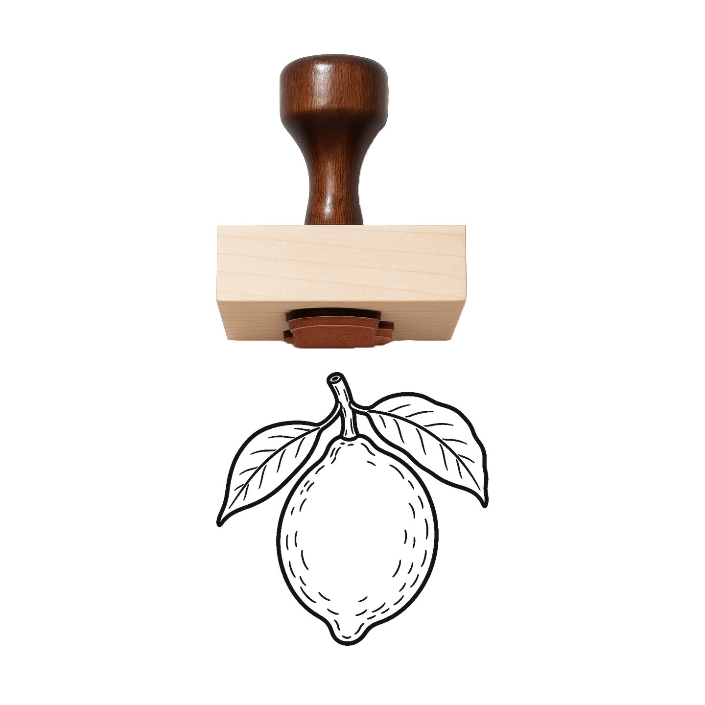 Lemon Rubber Stamp